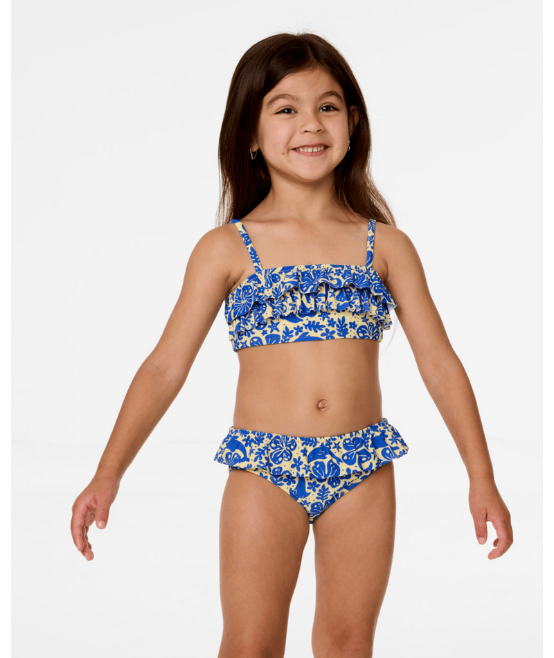 Rip Curl Girls Sun Swell Frill Bikini Set