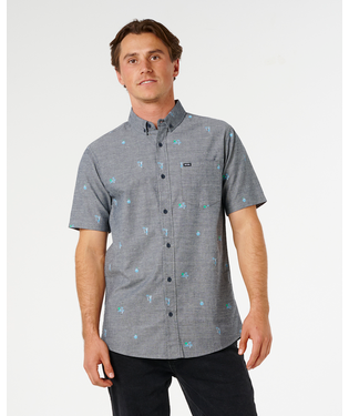 Rip Curl Men's Skelly Breach SS Collar/Button Shirt