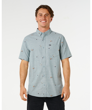 Rip Curl Men's Skelly Breach SS Collar/Button Shirt