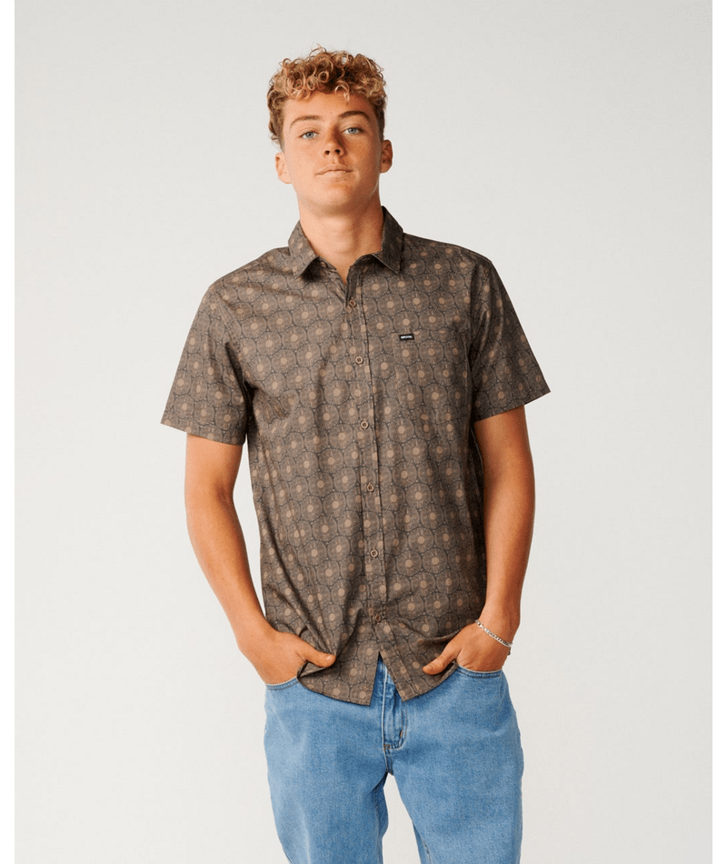 Rip Curl Hypno Micro Mens Button SS