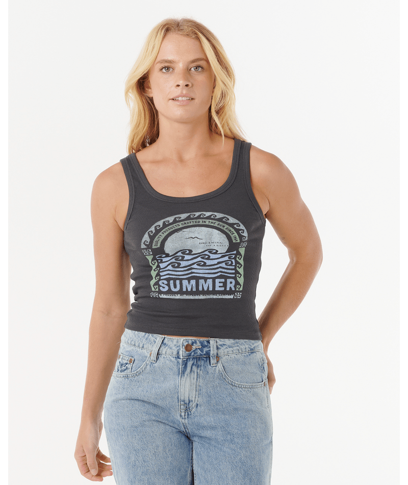 Rip Curl Summer Standard Ribbed Womens Tank Top