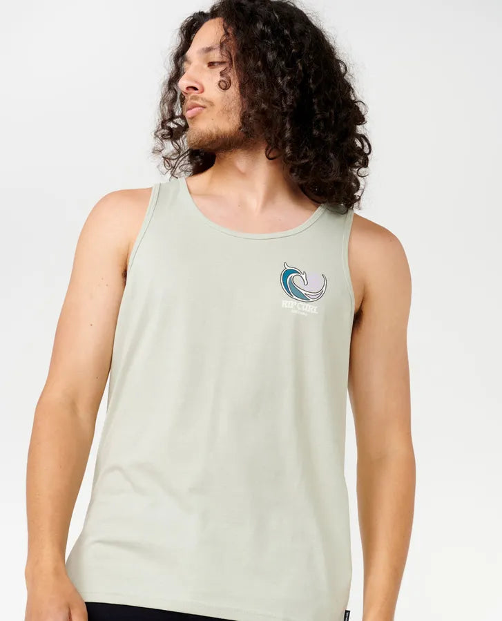 Rip Curl Mens Hazed And Tubed Tank Top