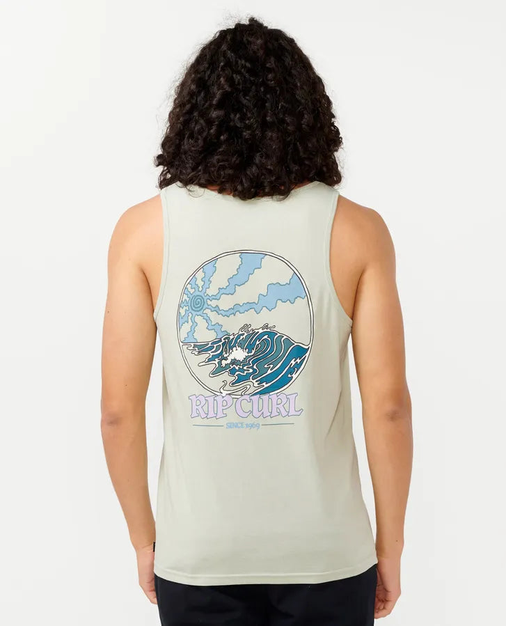 Rip Curl Mens Hazed And Tubed Tank Top