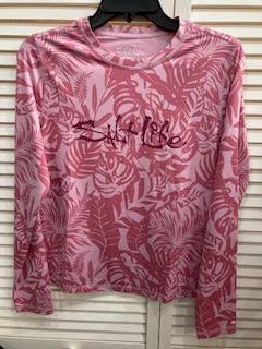 Salt Life Palm Leaf LS UV50 Sunshirt