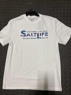 Salt Life Fish Hard Live Easy SS UV50 Sunshirt