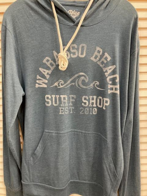 Blue 84 Auction Block Wave Triblend Hooded LS T-Shirt