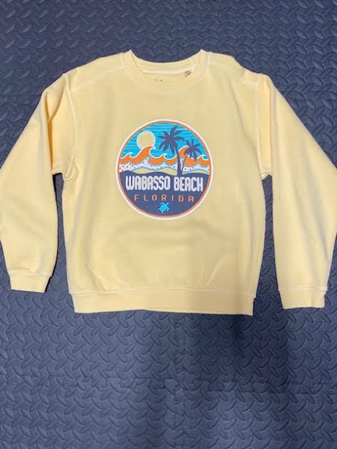 Blue 84 Youth Grookey Wave/Palms/Turtle SweatShirt