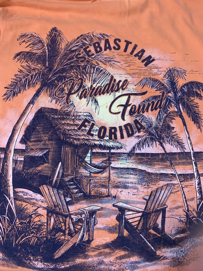 Sherry Palm Hut Scene SS T-Shirt