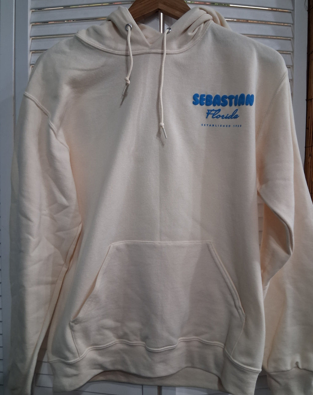 Sherry Bubble Puff W/Cursive Hooded Sweatshirt