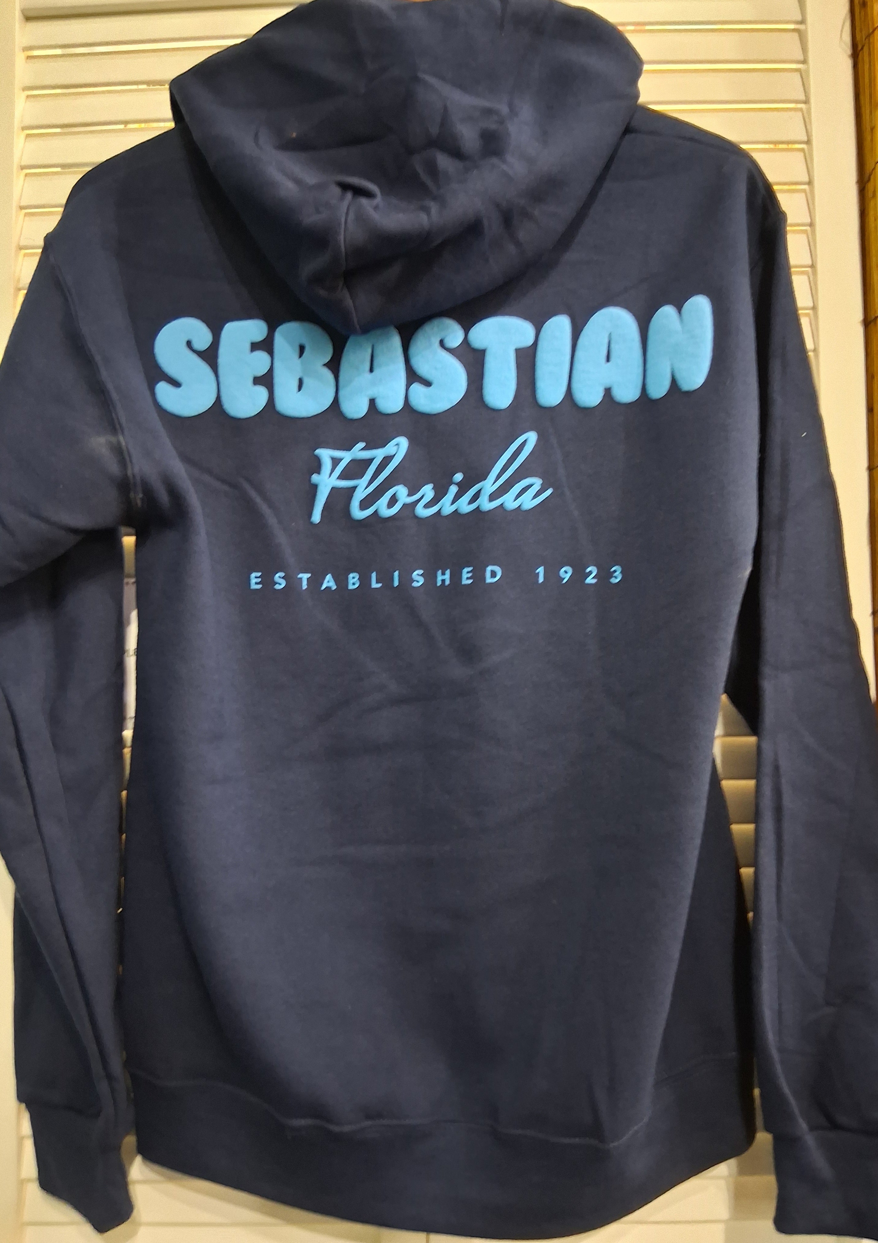 Sherry Bubble Puff W/Cursive Hooded Sweatshirt