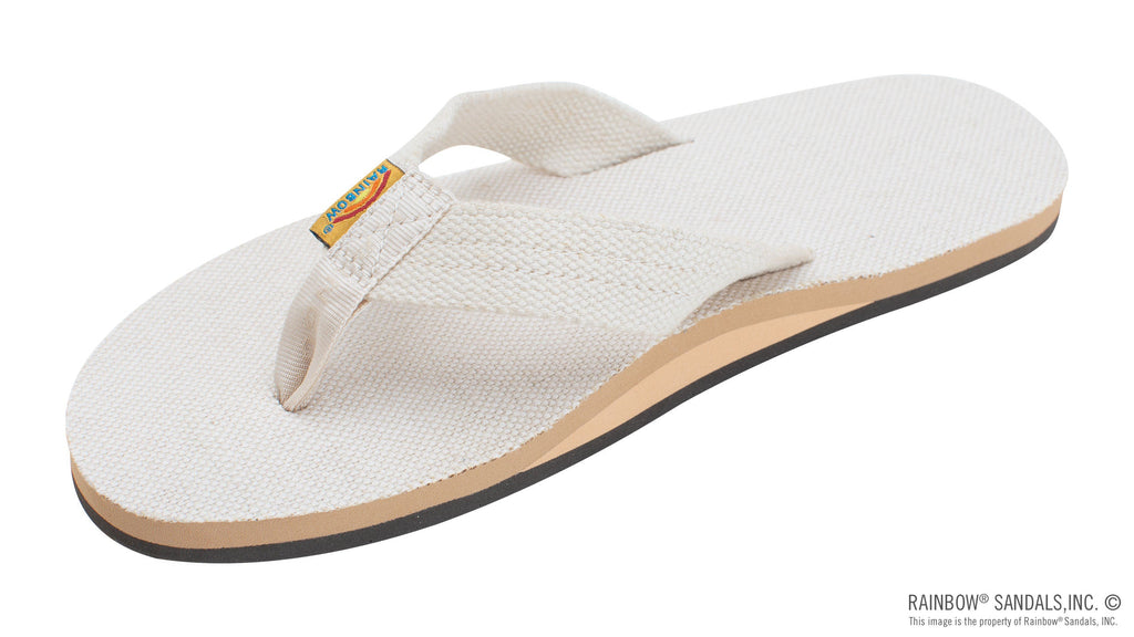 Rainbow Men's/Women's Natural Hemp Sandal