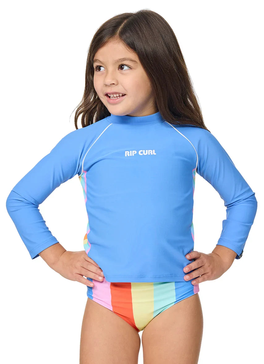 Rip Curl Sunshine Revival Rashie UPF50 Girls LS