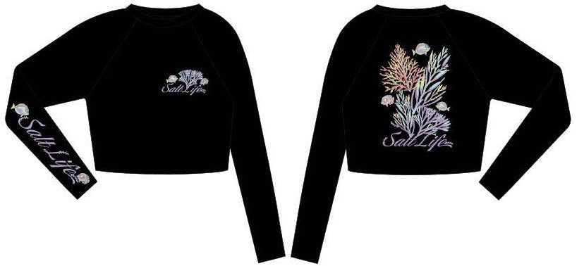 Salt Life Womens Cropped Rashguard