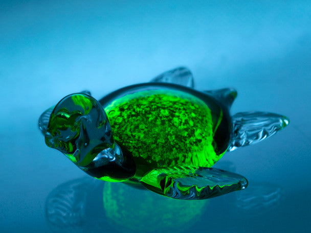 Sea Creations 5" Glass Sea Turtle (Green)