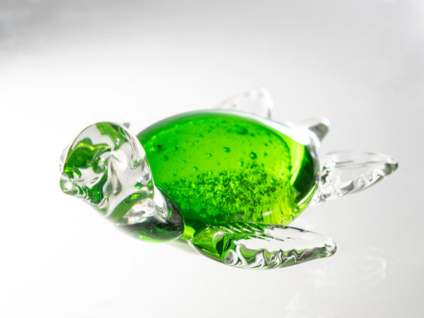 Sea Creations 5" Glass Sea Turtle (Green)