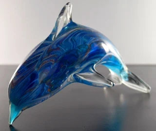 Sea Creations 9 1/2" Glass Dolphin