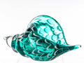 Sea Creations Glass Teal Shell 5"