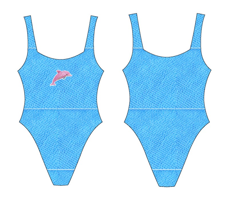 Heat Girls Crinkle Swimsuit - One Size Fits All
