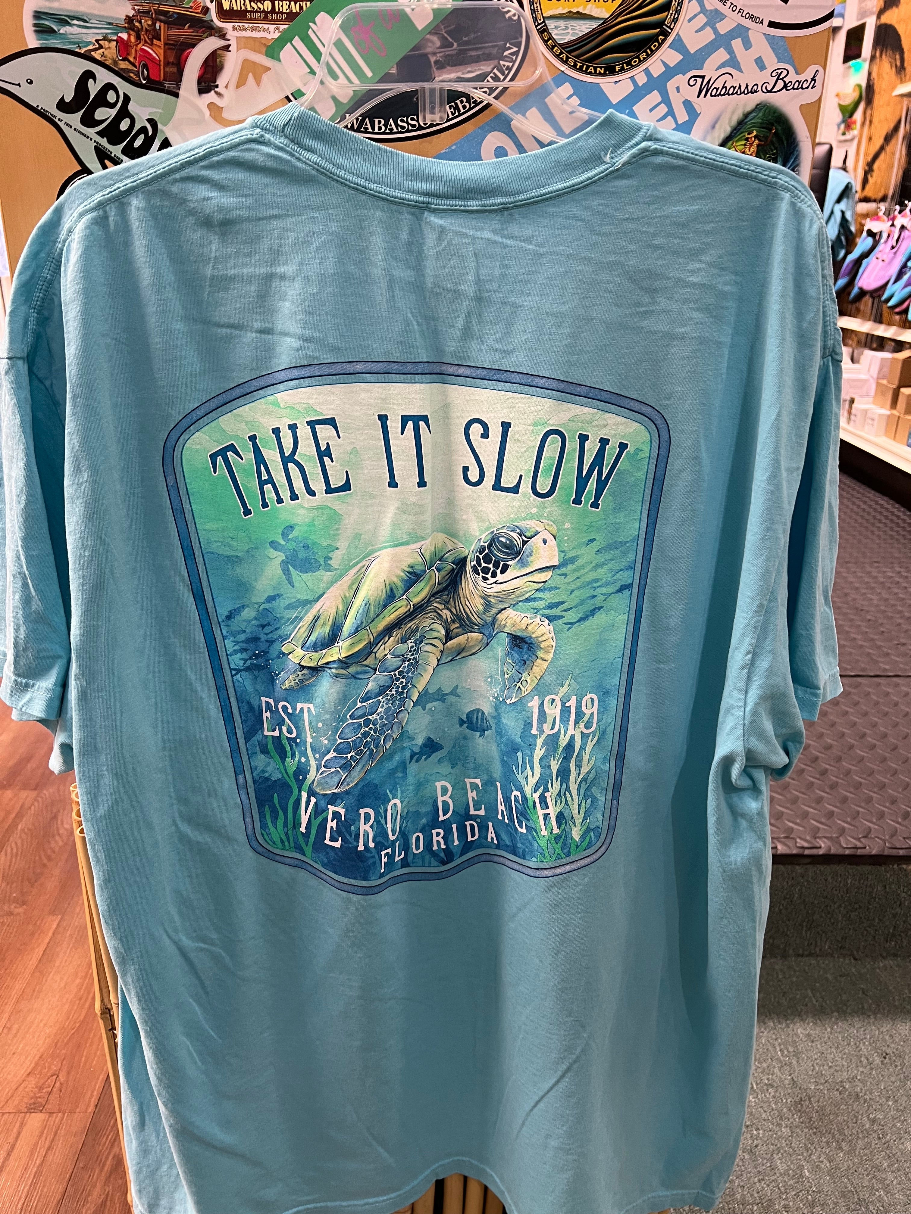 Sherry Watercolor Painted Turtle Vero Beach SST