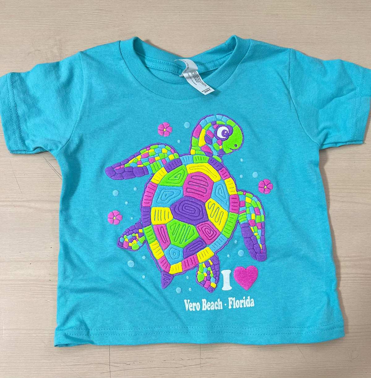 Sherry I Love Vero Beach Puff Turtle Toddler SST