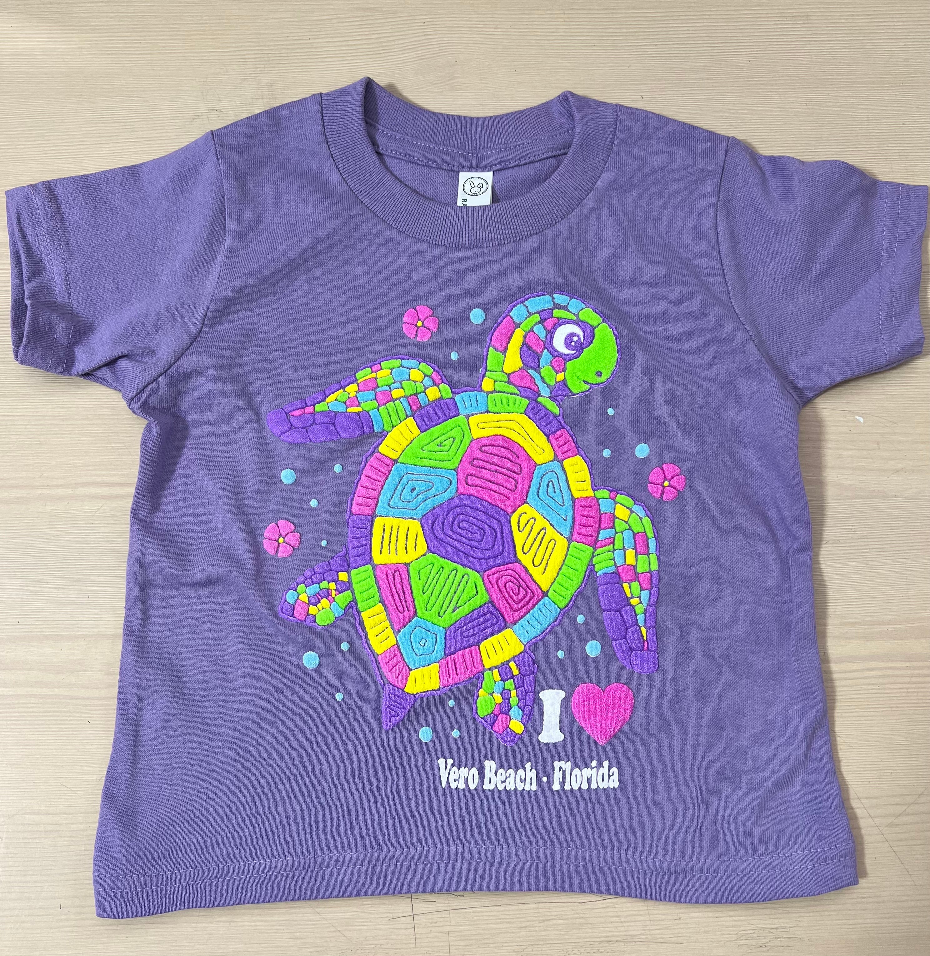 Sherry I Love Vero Beach Puff Turtle Toddler SST