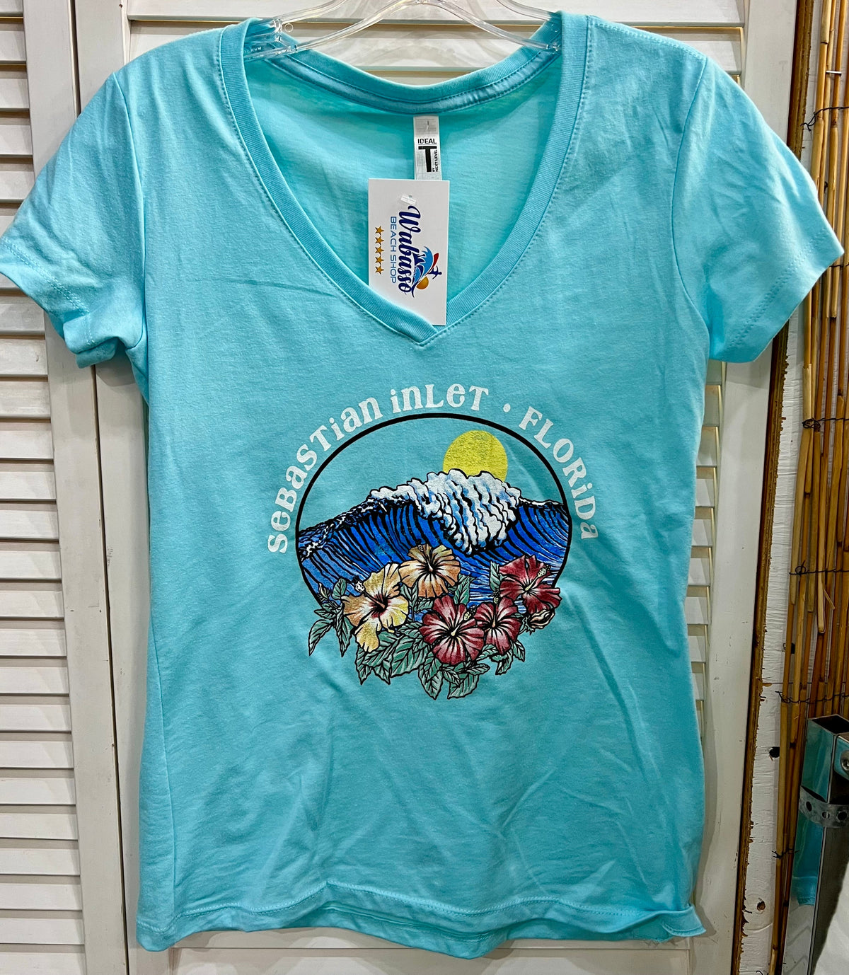 Sherry Hibiscus W/Wave Women's Tee