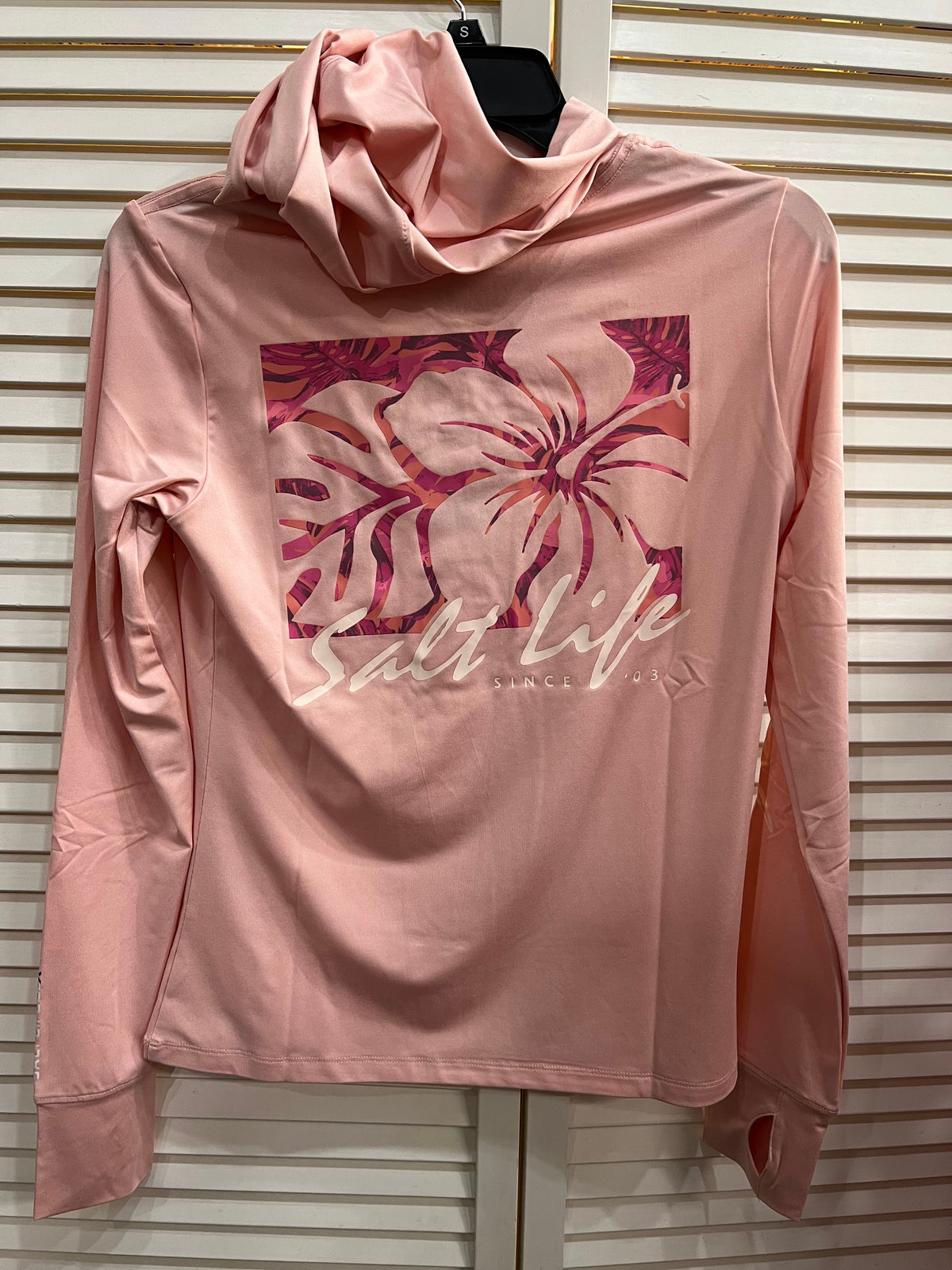 Salt Life Hibiscus Life Womens SLX Performance Hoodie