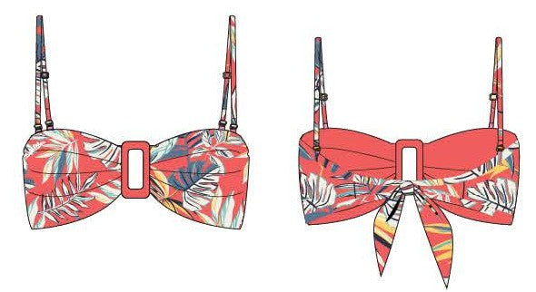 Salt Life Womens Lush Canopy Coral Swimwear