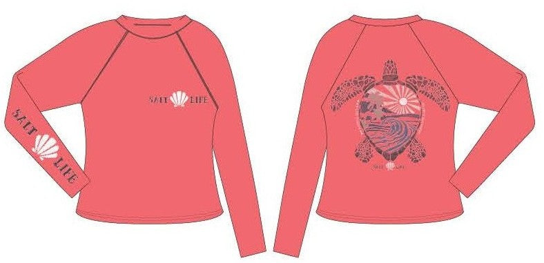 Salt Life Womens Cropped Rashguard