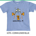 Lakeshirts Blue 84 Fish Face Infant SS TShirt