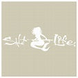 Salt Life Signature Mermaid Medium White Decal SA975