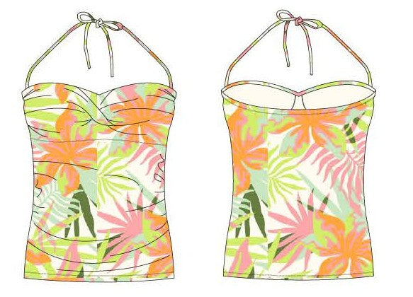 Salt Life Bandeau Tankini W/Classic Bottom