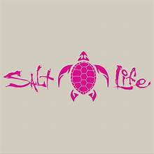 Salt Life Signature Turtle Decal SA864 and SA847