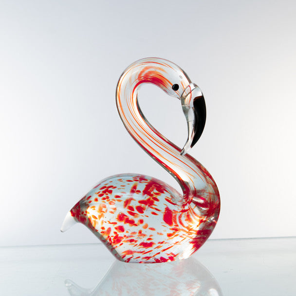 Sea Creations Glass 5" Red Flamingo