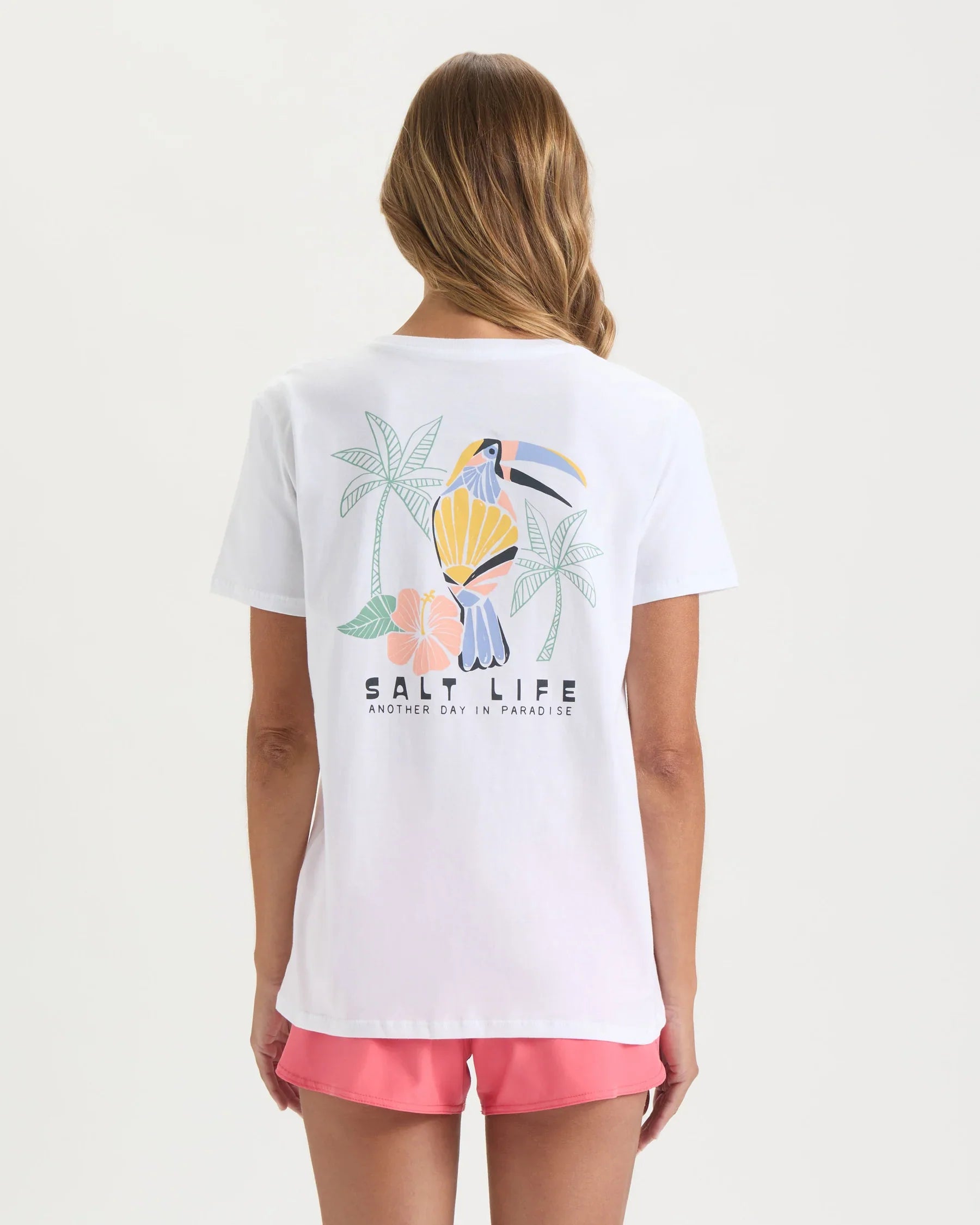 Salt Life Women's Toucan Palms SS Tee