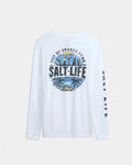 Salt Life Weekend Forecast Pocket LS 30S Mens Tee