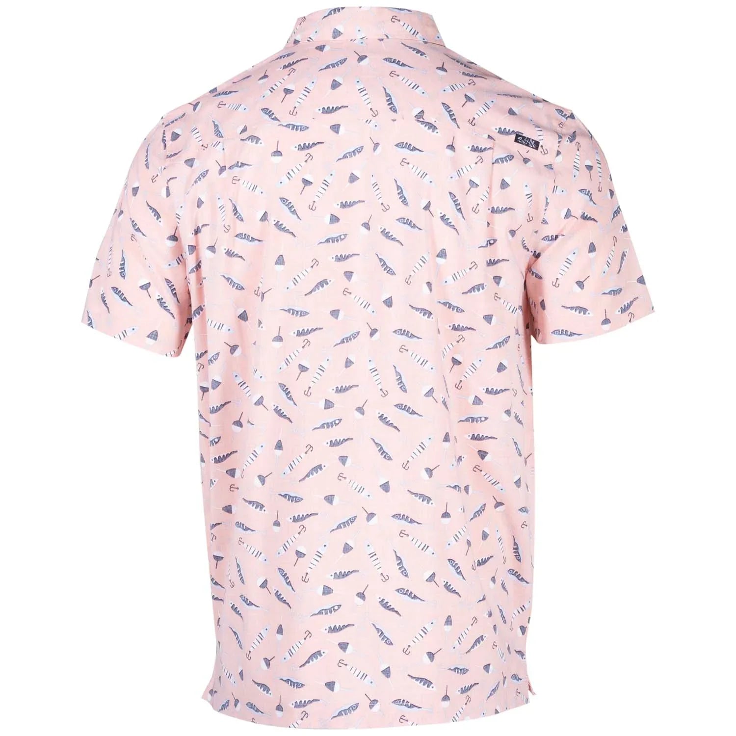 Salt Life Mens Tempting Tackle SS Button Shirt