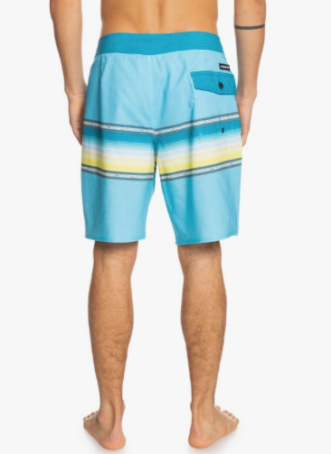 Quiksilver Men's Surfsilk Sun Faded Boardshorts Blue/Yellow