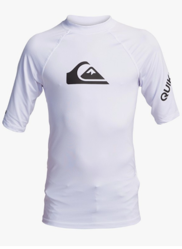 Youth Quiksilver All Time Short Sleeve Rashguard