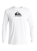 Quiksilver Men's Solid Streak Long Sleeve UPF 50 Rash Guard Surf Tee
