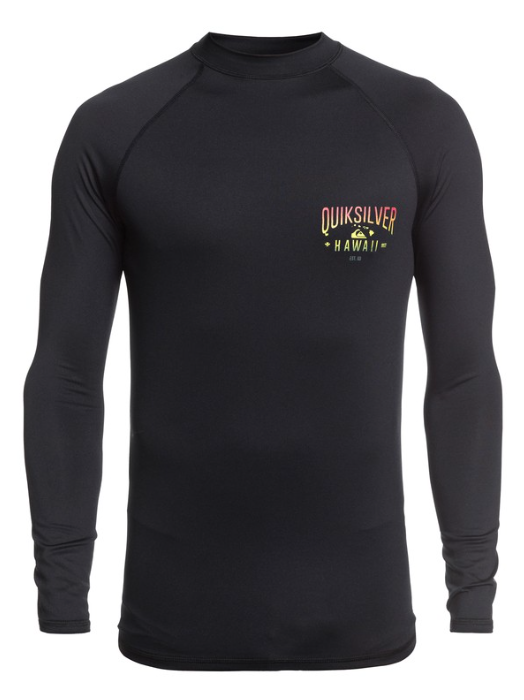 Quiksilver Men's Kona Way Short Sleeve UPF 50 Rashguard Surf Tee