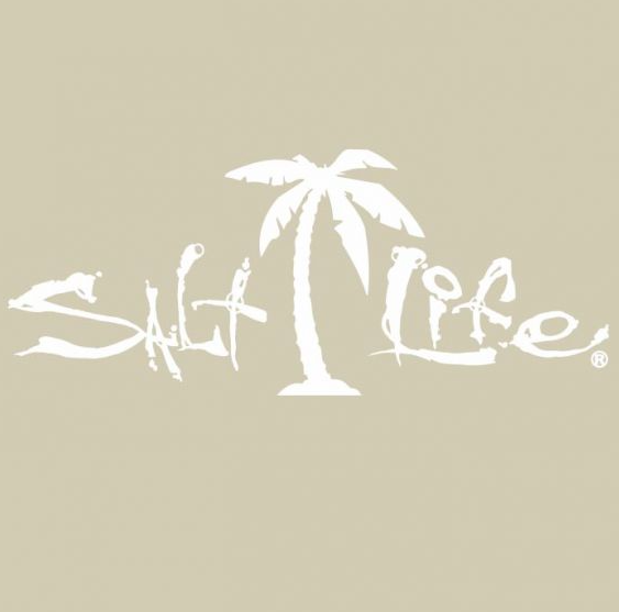 Salt Life Signature Palm Tree Decal SA188