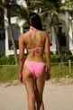 HEAT Women's Crinkle Contrast Stitch Swimwear