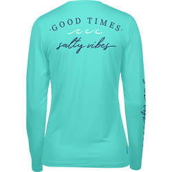 Salt Life Womens Good Times Salty Vibes LS SLX