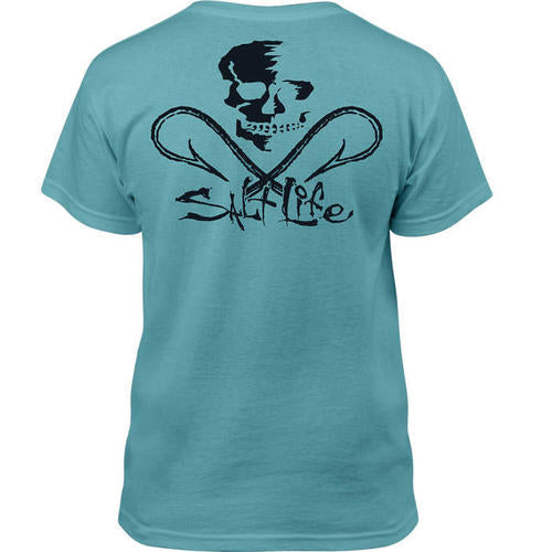 Salt Life Youth Skull & Hooks SST