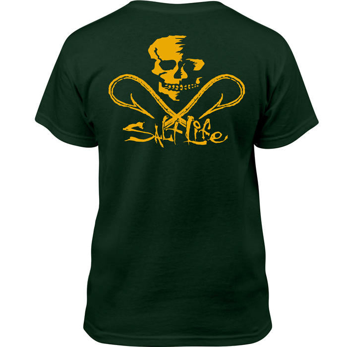 Salt Life Youth Skull & Hooks SST