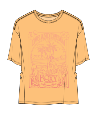Roxy Live and Dream  SS Tee
