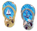 Blue Wave Magnet Flip Flop