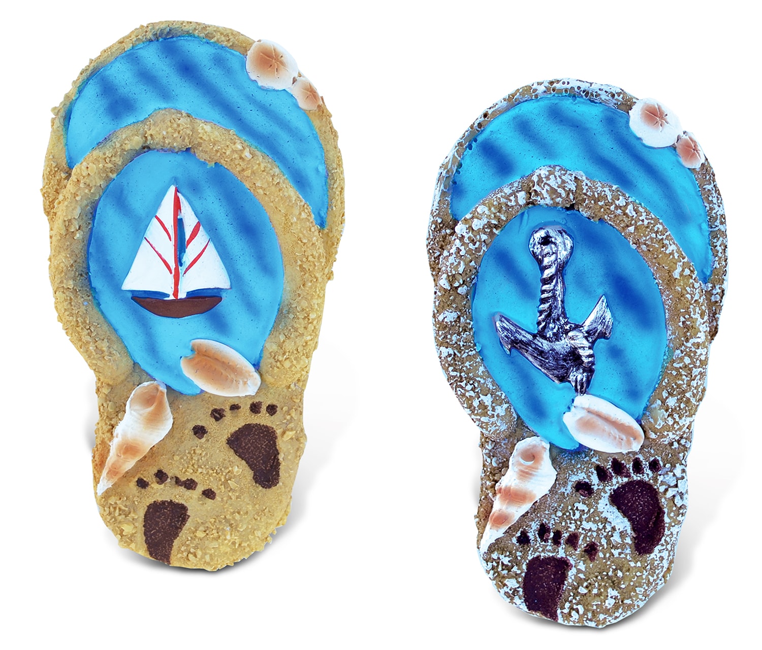 Blue Wave Magnet Flip Flop