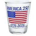 American Gift Shot Glass America 250 Sebastian Florida